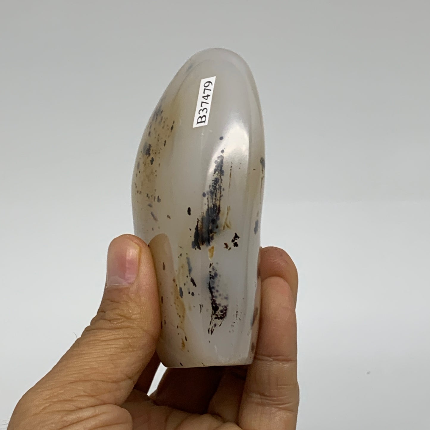 0.58 lbs, 3.4"x2.5"x1.1" Dendrite Agate Freeform Reiki Energy Crystal, B37479