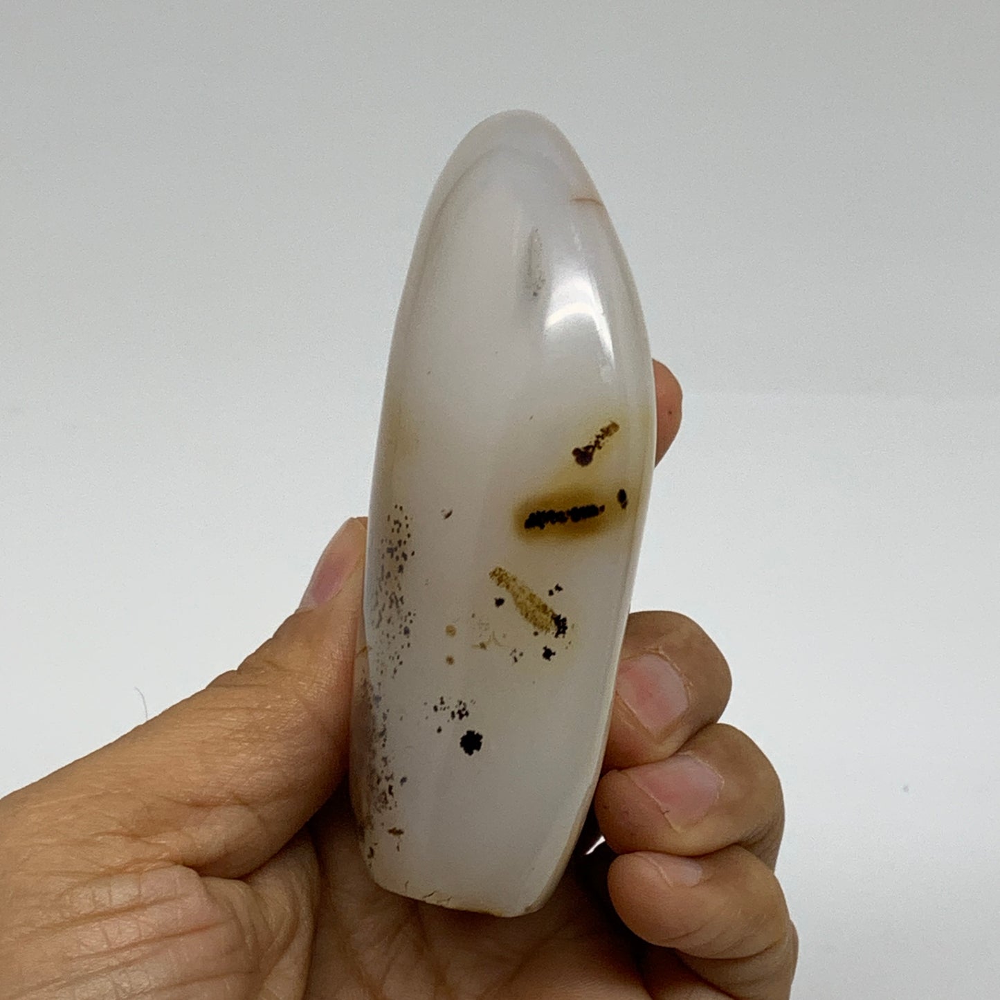 0.58 lbs, 3.4"x2.5"x1.1" Dendrite Agate Freeform Reiki Energy Crystal, B37479