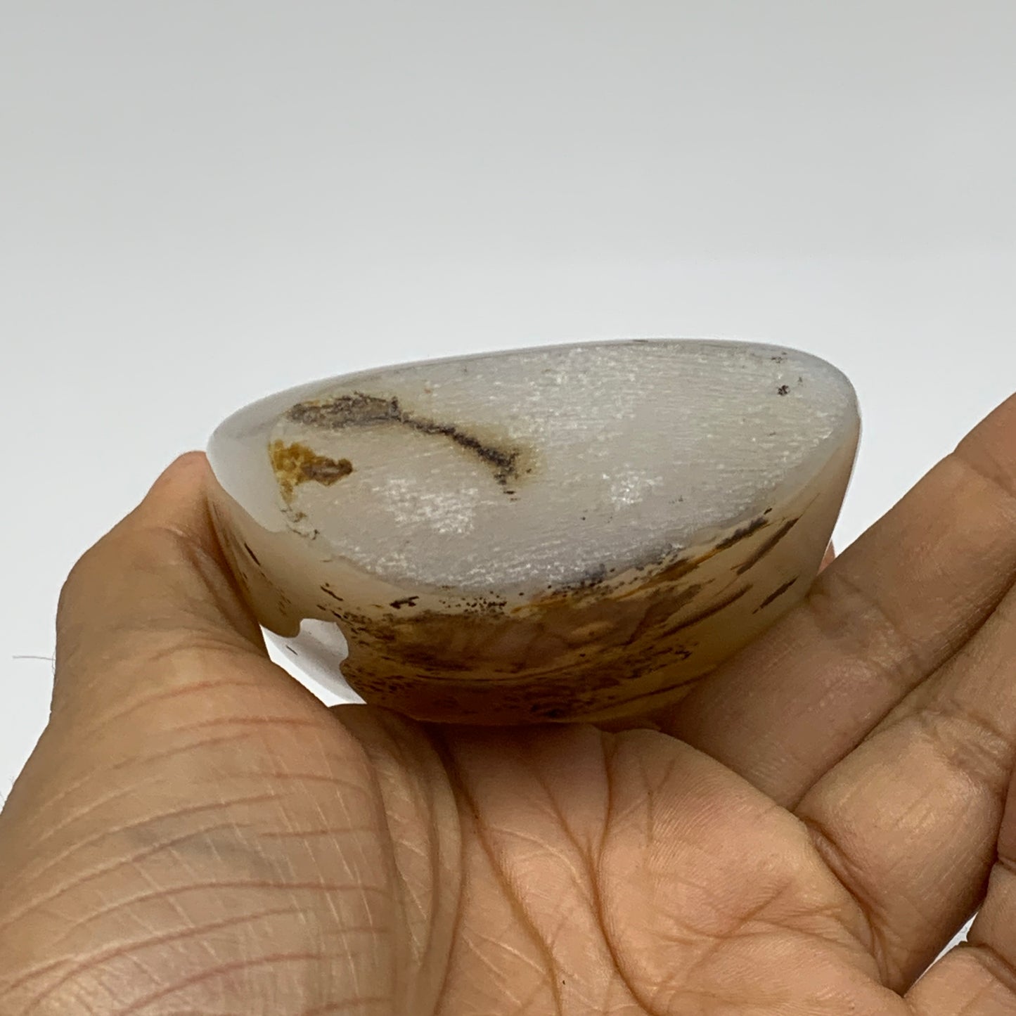 0.58 lbs, 3.4"x2.5"x1.1" Dendrite Agate Freeform Reiki Energy Crystal, B37479