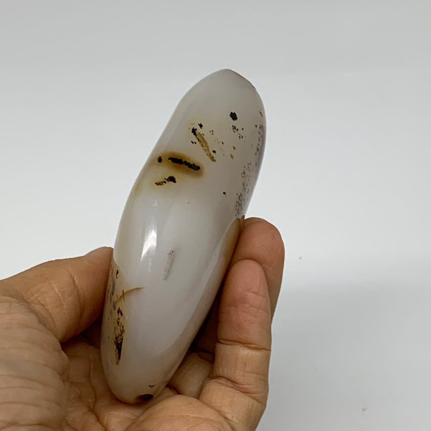 0.58 lbs, 3.4"x2.5"x1.1" Dendrite Agate Freeform Reiki Energy Crystal, B37479