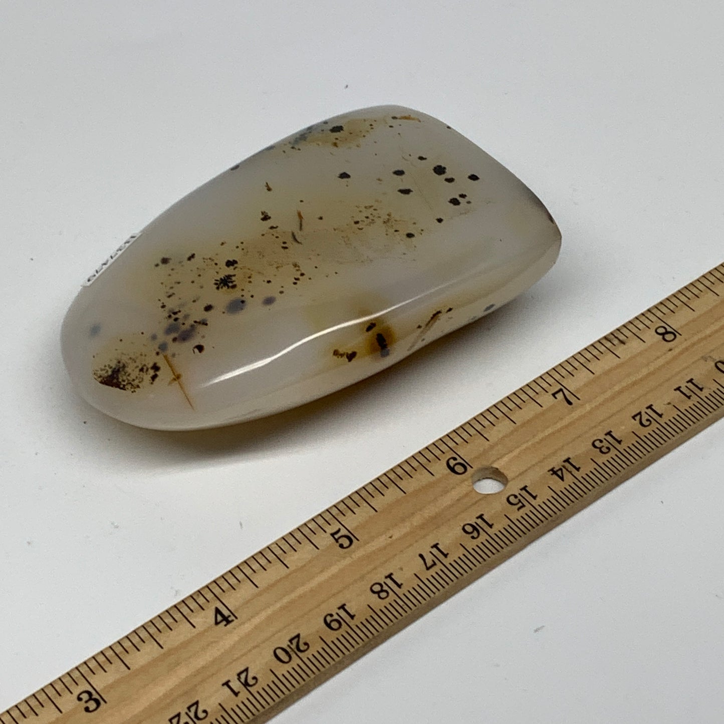 0.58 lbs, 3.4"x2.5"x1.1" Dendrite Agate Freeform Reiki Energy Crystal, B37479