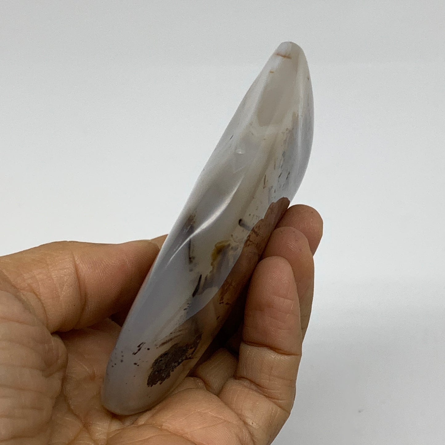 0.48 lbs, 3.7"x2.9"x0.8" Dendrite Agate Freeform Reiki Energy Crystal, B37480