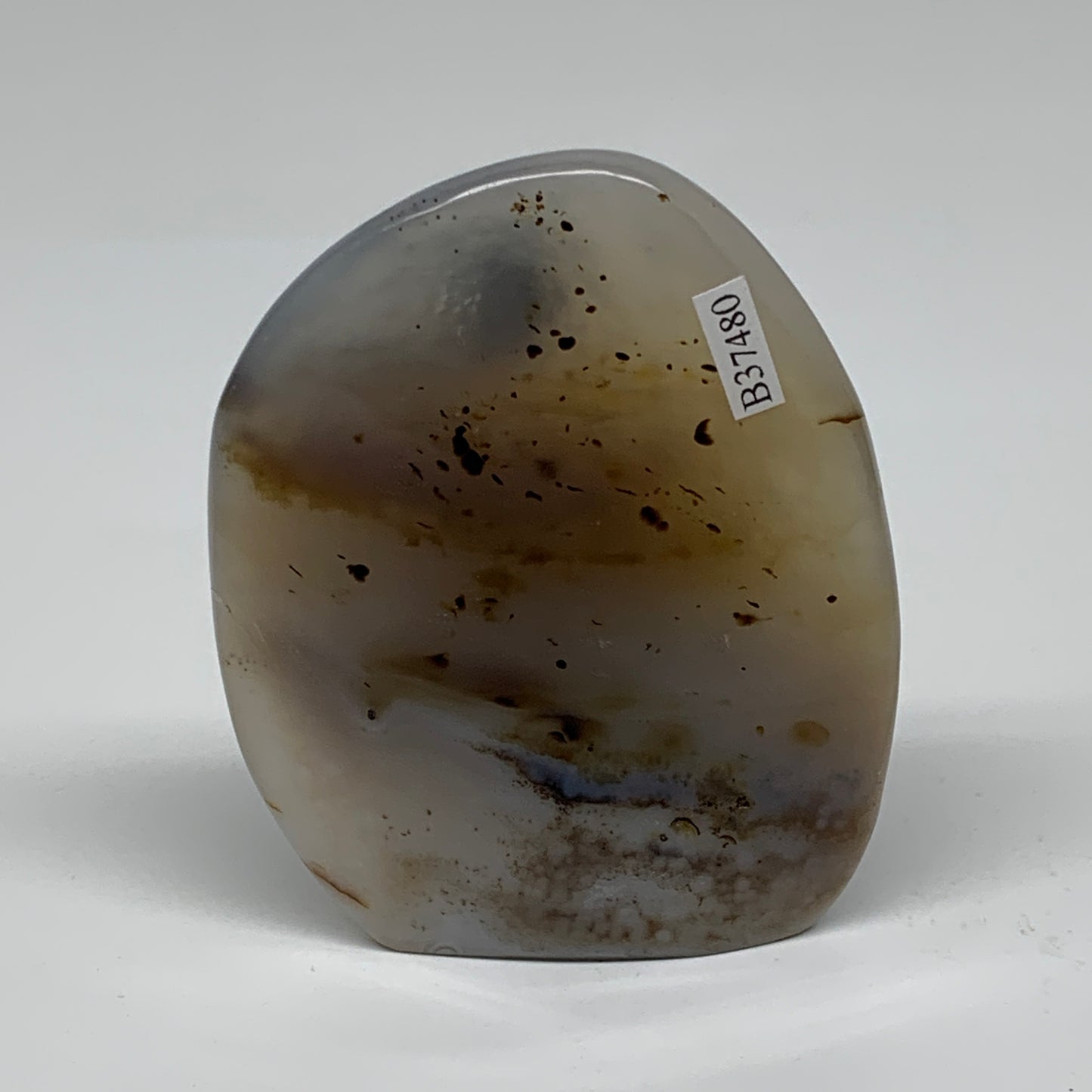 0.48 lbs, 3.7"x2.9"x0.8" Dendrite Agate Freeform Reiki Energy Crystal, B37480