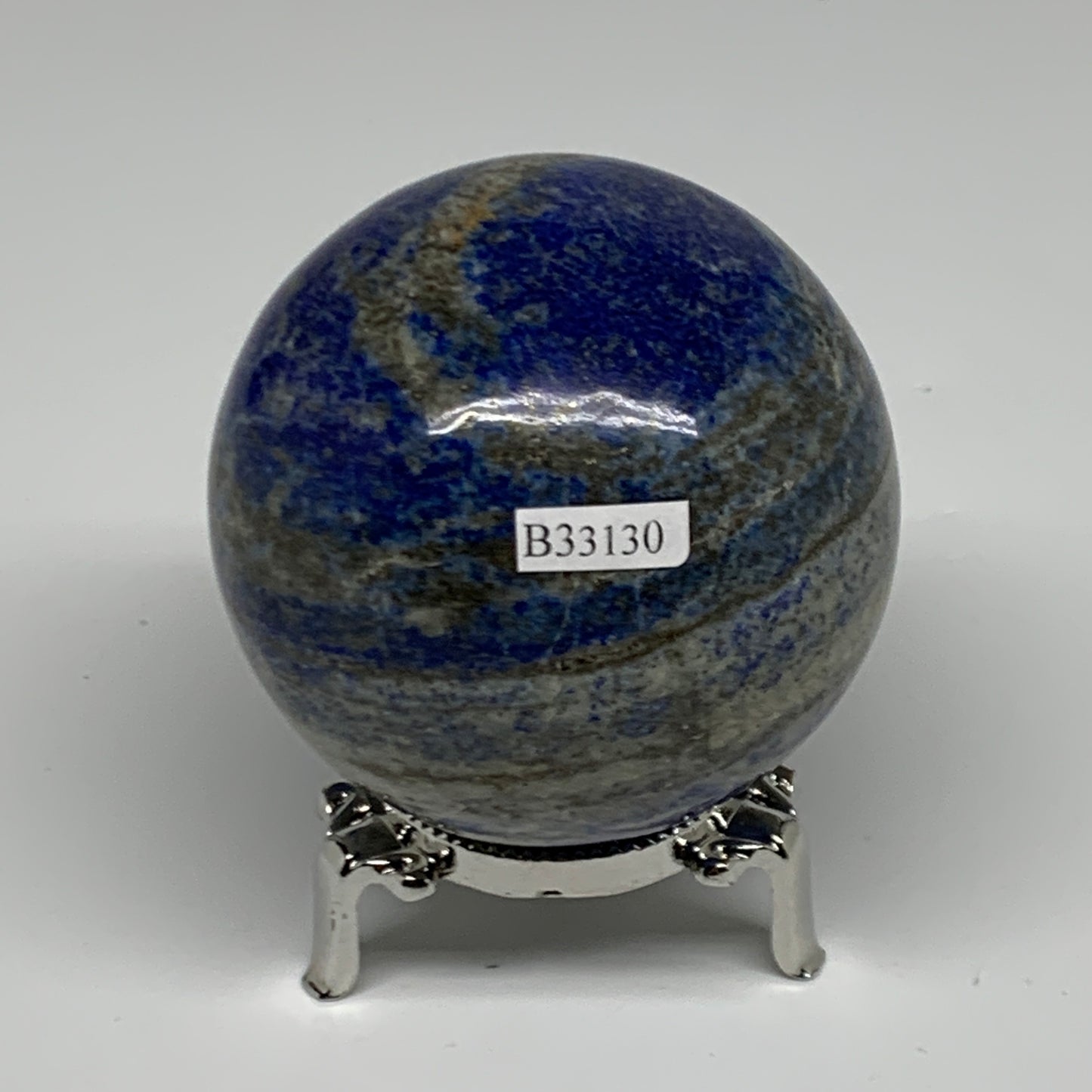1.05 lbs,2.7" (68mm), Lapis Lazuli Sphere Ball Gemstone @Afghanistan, B33130