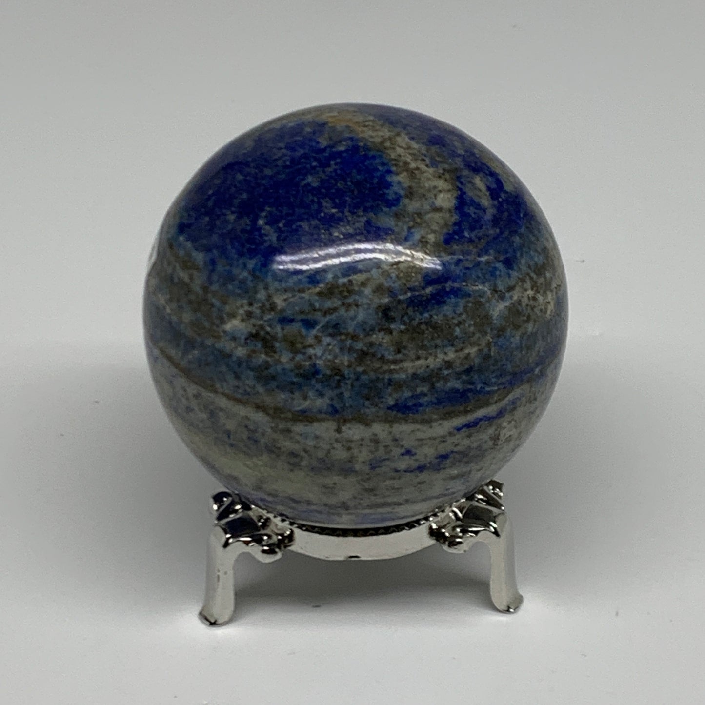 1.05 lbs,2.7" (68mm), Lapis Lazuli Sphere Ball Gemstone @Afghanistan, B33130
