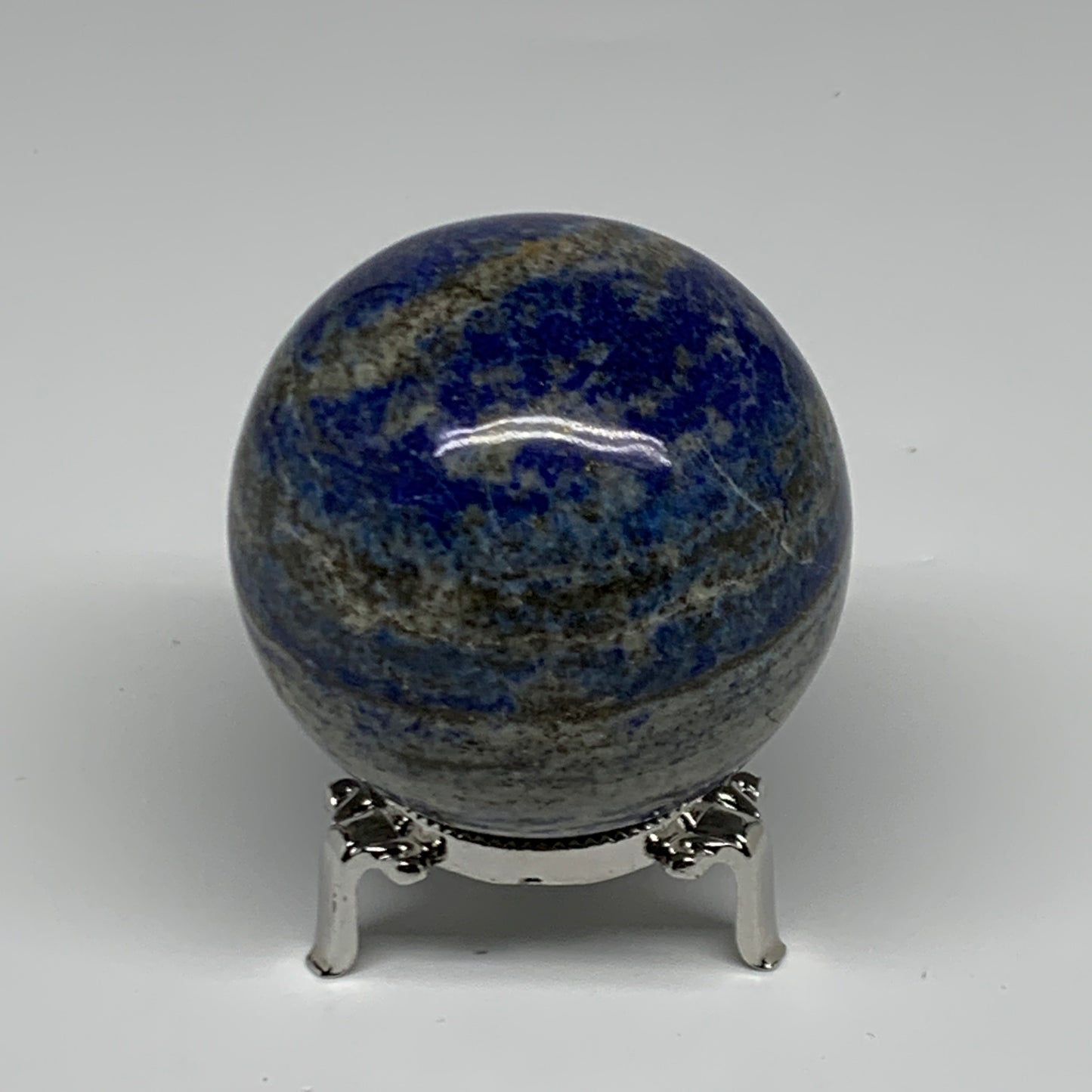 1.05 lbs,2.7" (68mm), Lapis Lazuli Sphere Ball Gemstone @Afghanistan, B33130