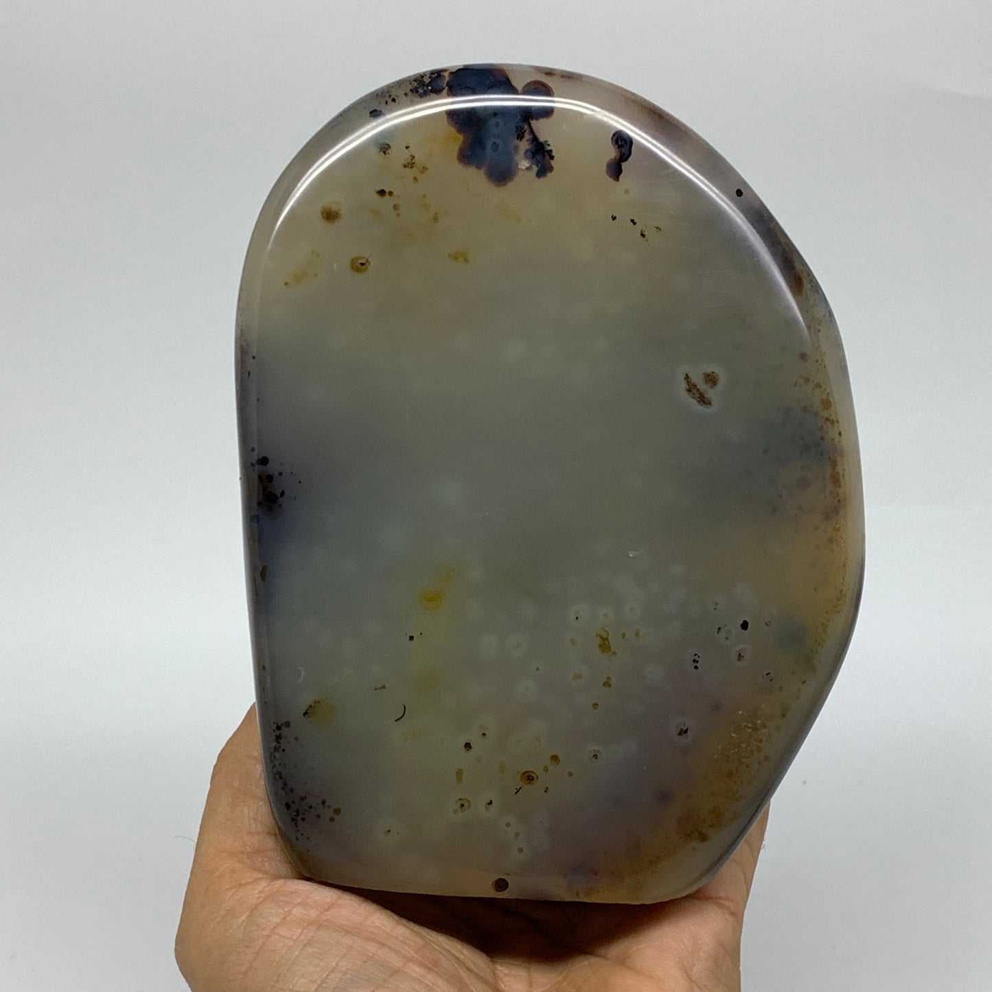 2.17 lbs, 5.5"x4.2"x1.9" Dendrite Agate Freeform Reiki Energy Crystal, B37481