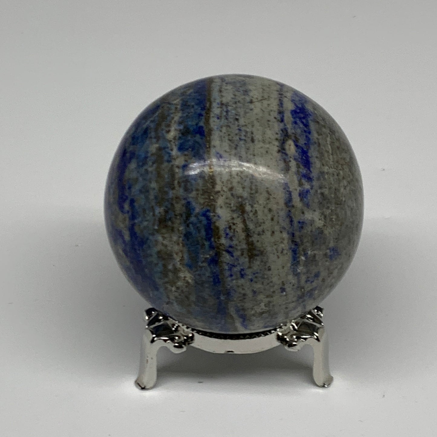 1.05 lbs,2.7" (68mm), Lapis Lazuli Sphere Ball Gemstone @Afghanistan, B33130