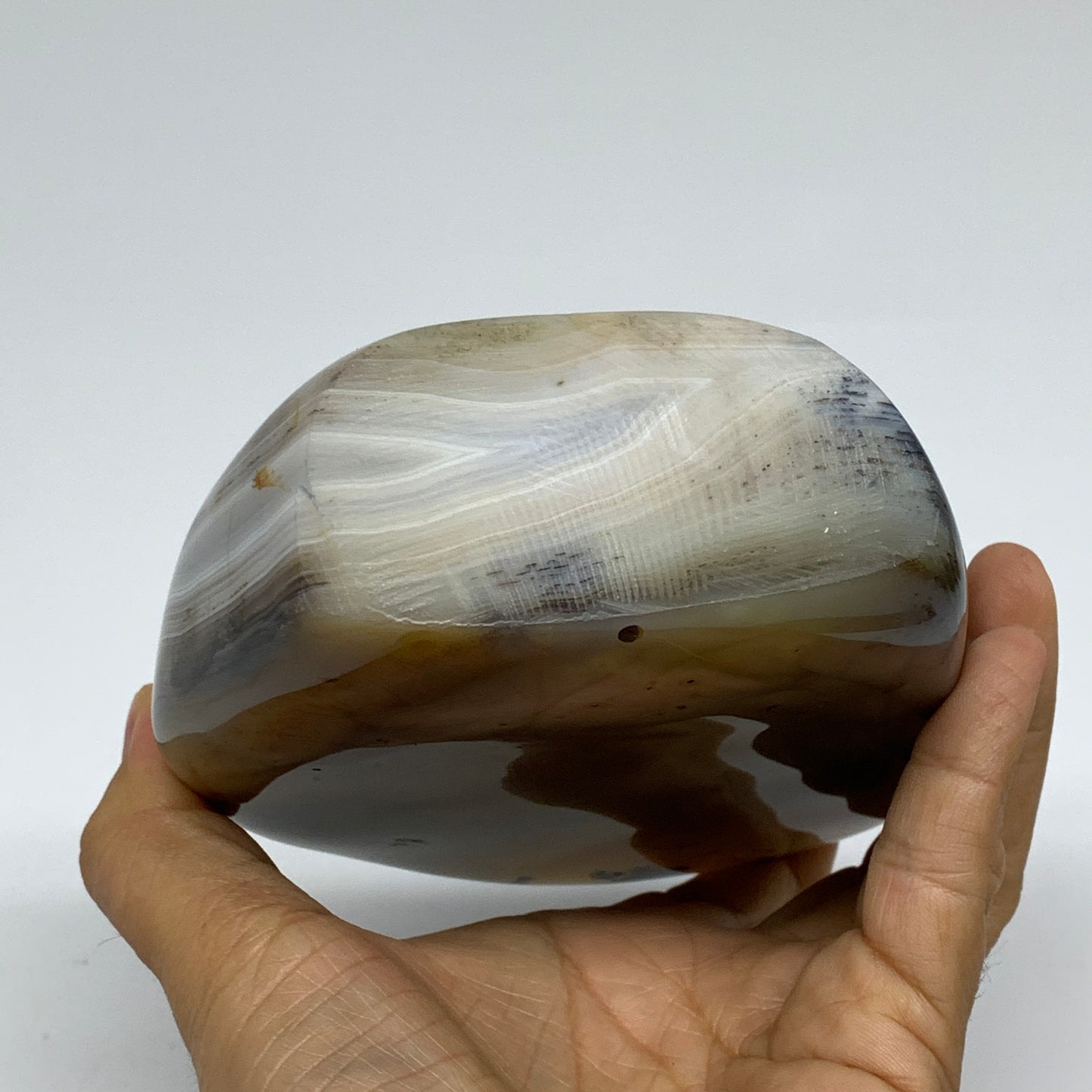 2.17 lbs, 5.5"x4.2"x1.9" Dendrite Agate Freeform Reiki Energy Crystal, B37481