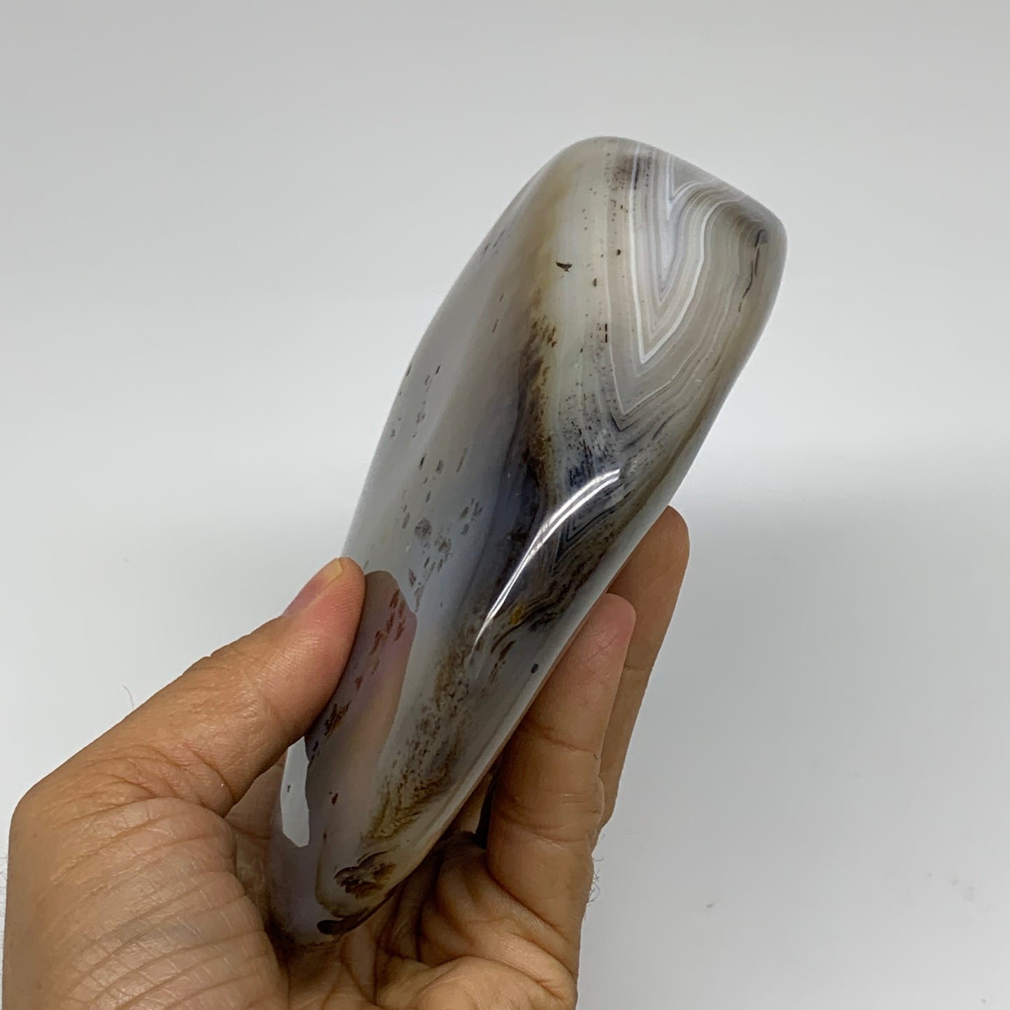 2.17 lbs, 5.5"x4.2"x1.9" Dendrite Agate Freeform Reiki Energy Crystal, B37481