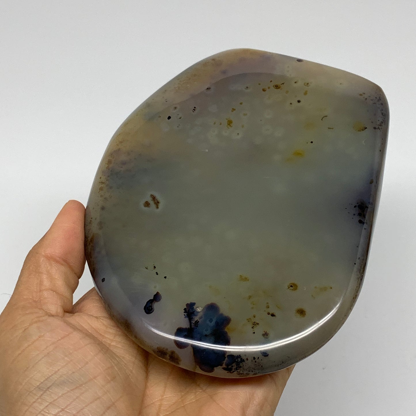 2.17 lbs, 5.5"x4.2"x1.9" Dendrite Agate Freeform Reiki Energy Crystal, B37481