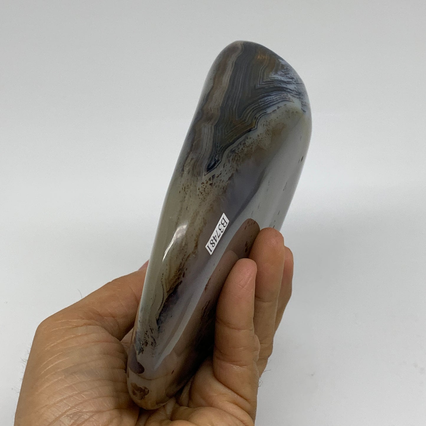 2.17 lbs, 5.5"x4.2"x1.9" Dendrite Agate Freeform Reiki Energy Crystal, B37481