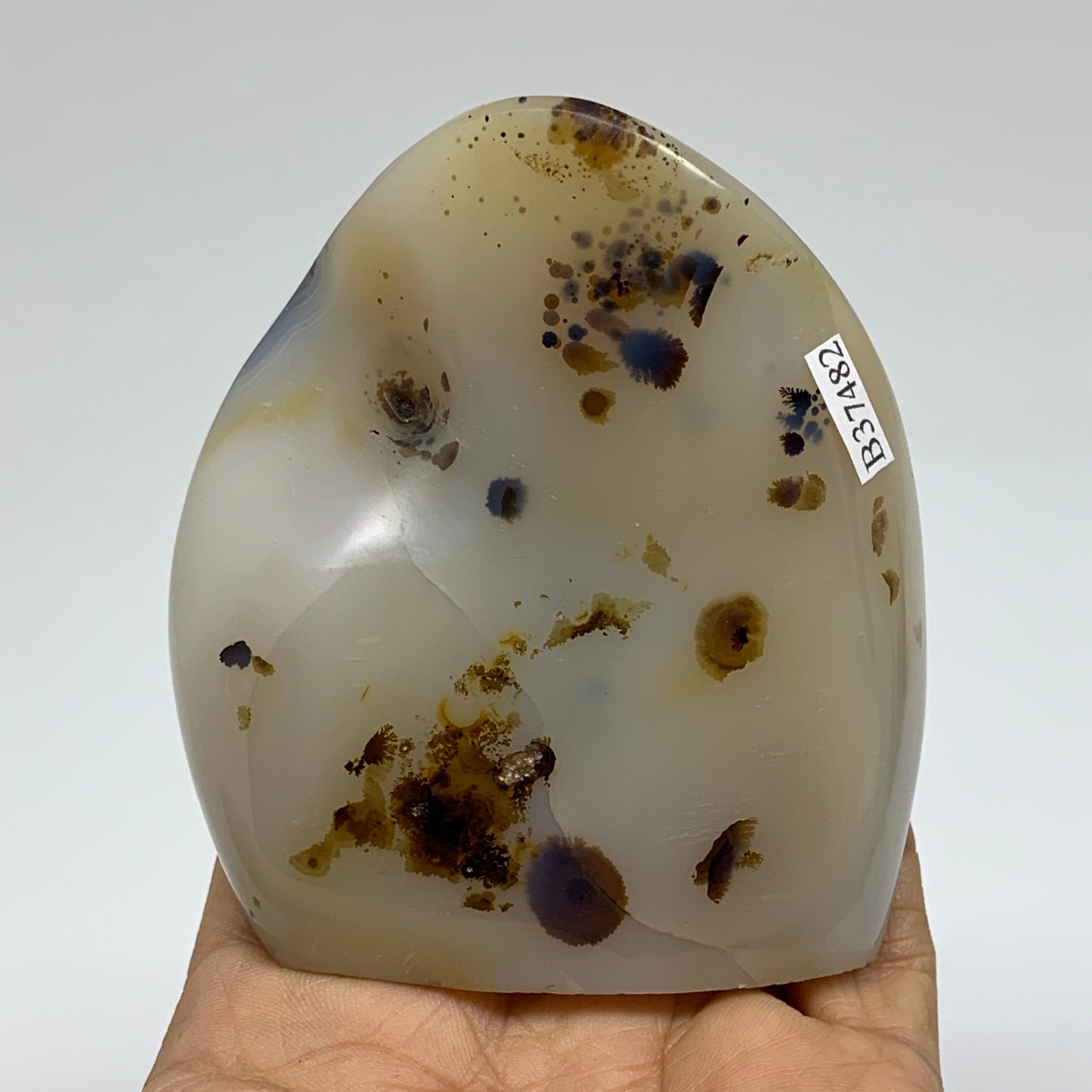0.55 lbs, 3.3"x3"x1" Dendrite Agate Freeform Reiki Energy Crystal, B37482