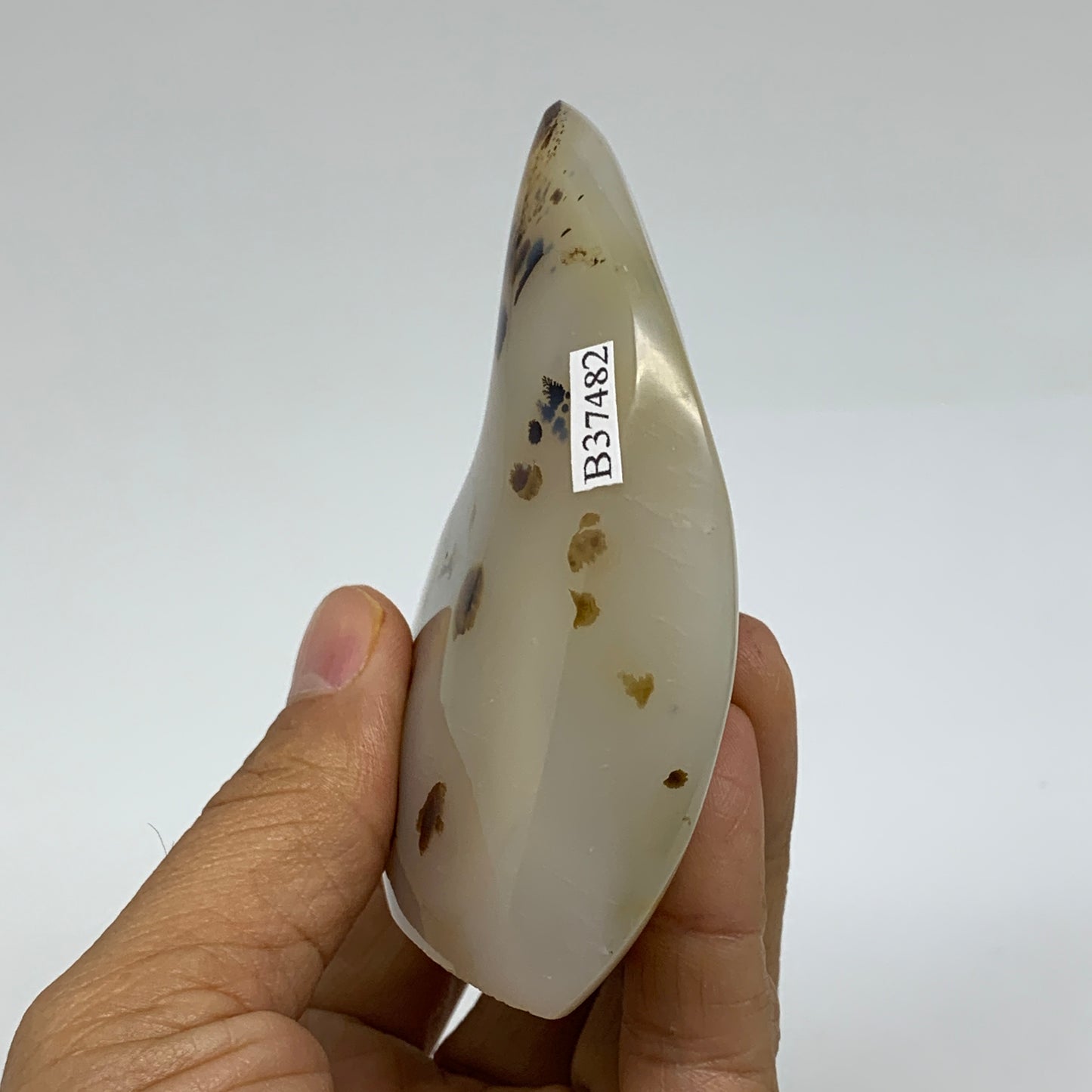 0.55 lbs, 3.3"x3"x1" Dendrite Agate Freeform Reiki Energy Crystal, B37482