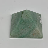 0.18 lbs, 1.4"x1.8"x1.8", Green Aventurine Pyramid Gemstone,Healing Crystal, B31