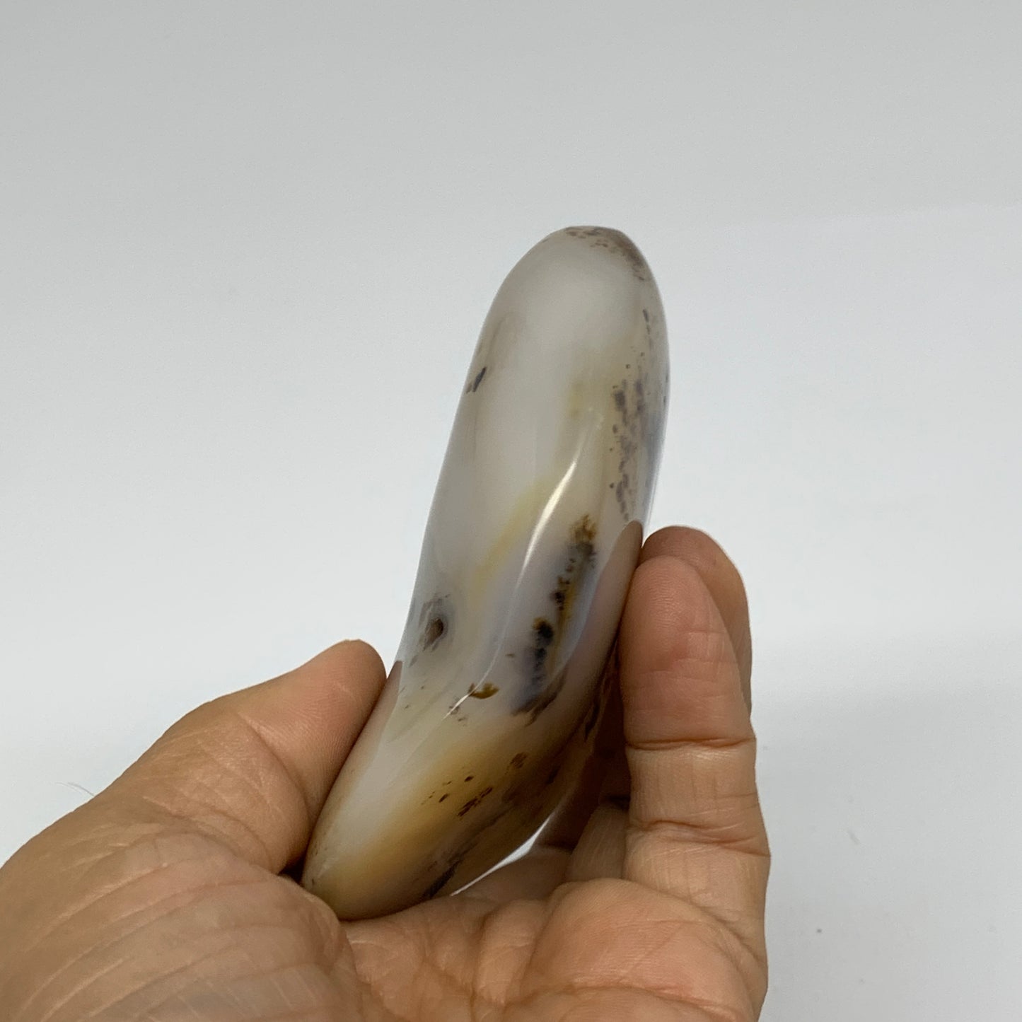 0.55 lbs, 3.3"x3"x1" Dendrite Agate Freeform Reiki Energy Crystal, B37482