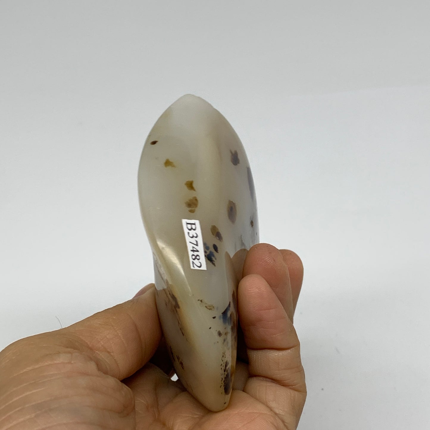 0.55 lbs, 3.3"x3"x1" Dendrite Agate Freeform Reiki Energy Crystal, B37482