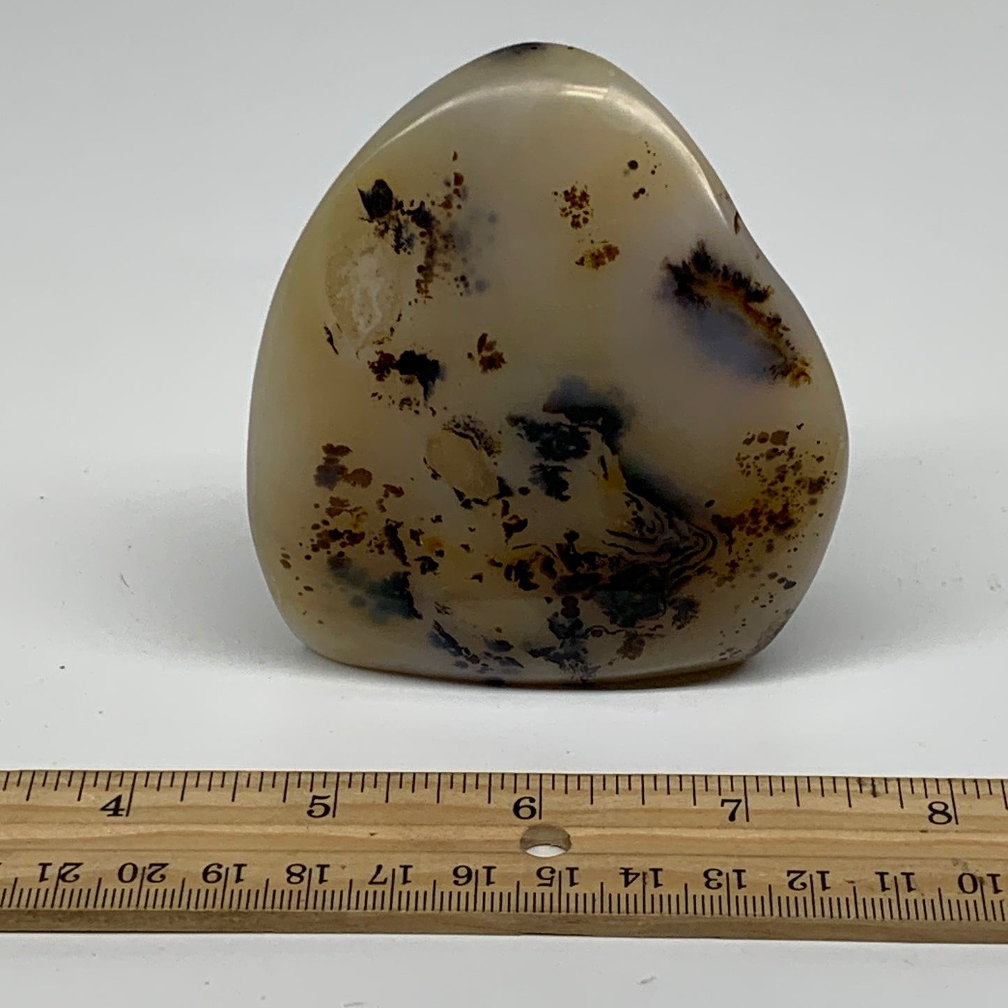 0.55 lbs, 3.3"x3"x1" Dendrite Agate Freeform Reiki Energy Crystal, B37482