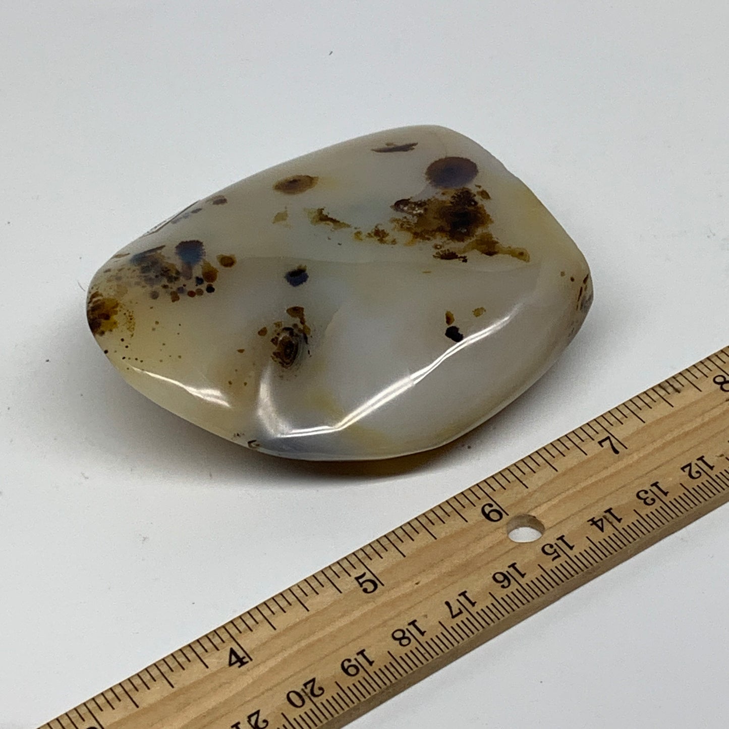 0.55 lbs, 3.3"x3"x1" Dendrite Agate Freeform Reiki Energy Crystal, B37482