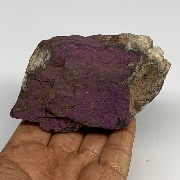 349.5g, 3.9"x1.9"x2", Rough Raw Purpurite Chunk Mineral from Namibia, B29184