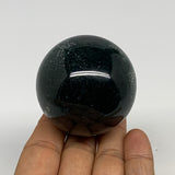 200.2g,2.1"(53mm), Natural Moss Agate Sphere Ball Gemstone @India,B29414