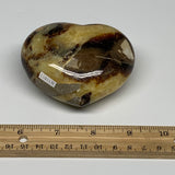 0.79 lbs, 2.7"x3.3"x1.7" Septarian Nodules Heart Polished Healing Crystal, B3101