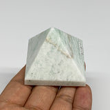 99.9g, 1.6"x1.8"x1.8", Amazonite Pyramid Gemstone, Decorative Stone, B31814