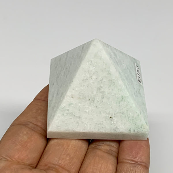 102.4g, 1.6"x1.9"x1.8", Amazonite Pyramid Gemstone, Decorative Stone, B31815