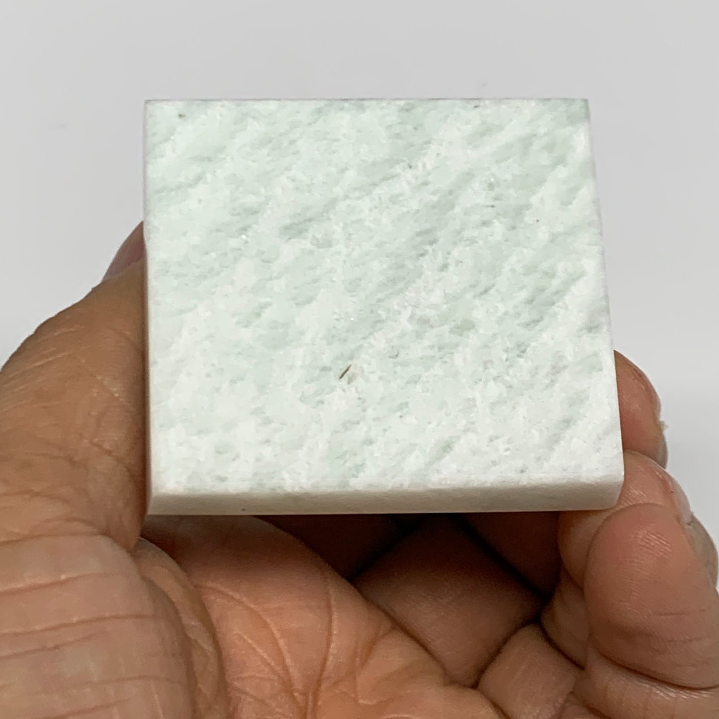 102.4g, 1.6"x1.9"x1.8", Amazonite Pyramid Gemstone, Decorative Stone, B31815