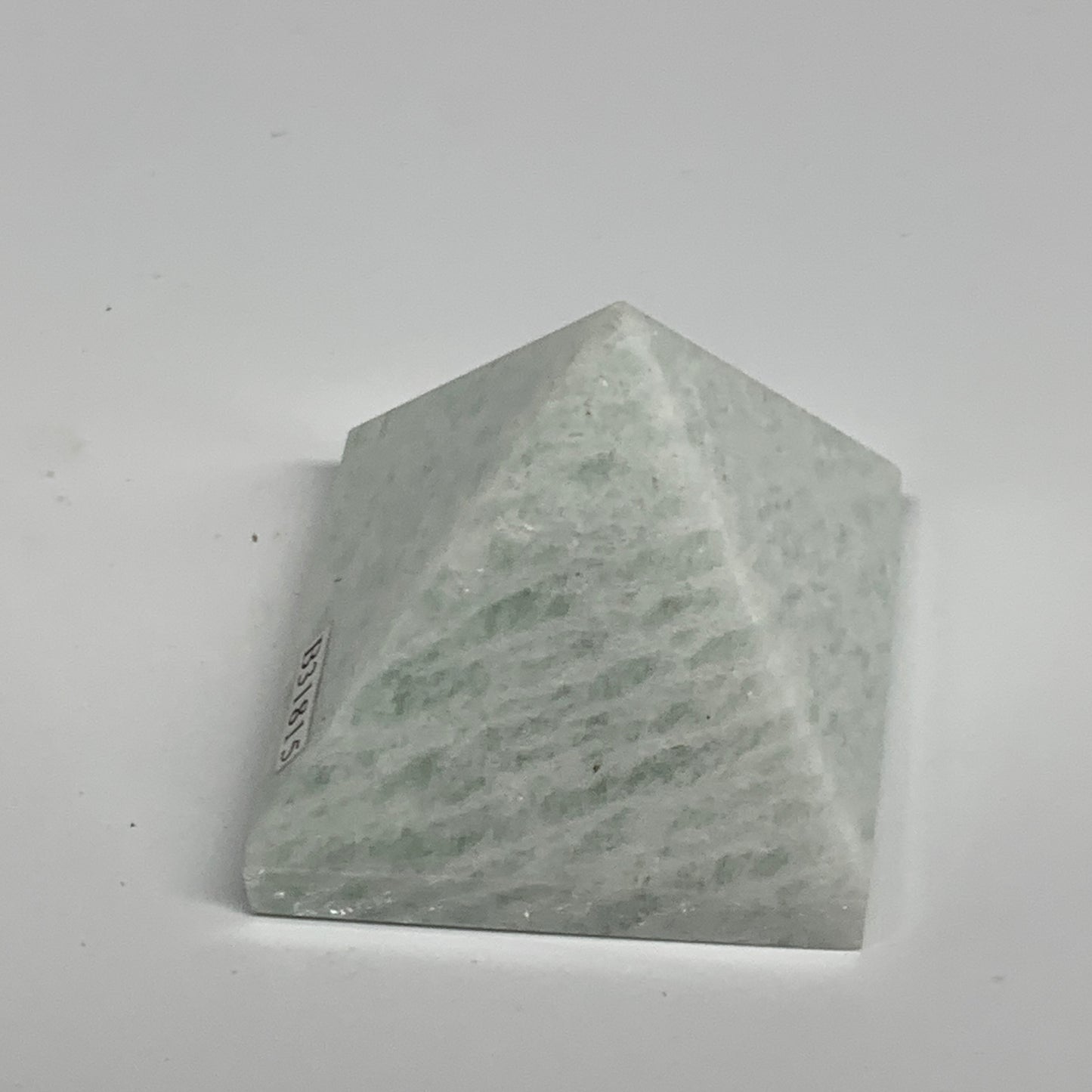 102.4g, 1.6"x1.9"x1.8", Amazonite Pyramid Gemstone, Decorative Stone, B31815