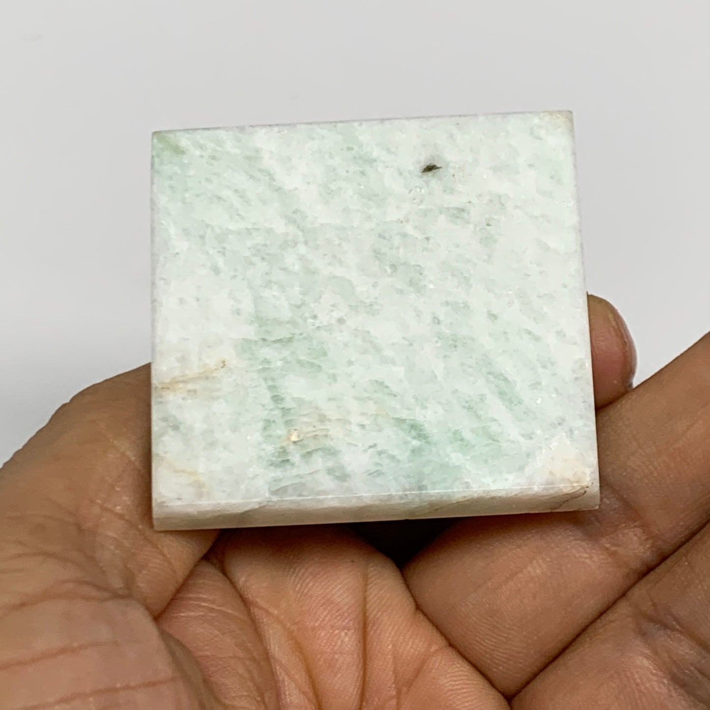 81.1g, 1.5"x1.7"x1.7", Amazonite Pyramid Gemstone, Decorative Stone, B31817
