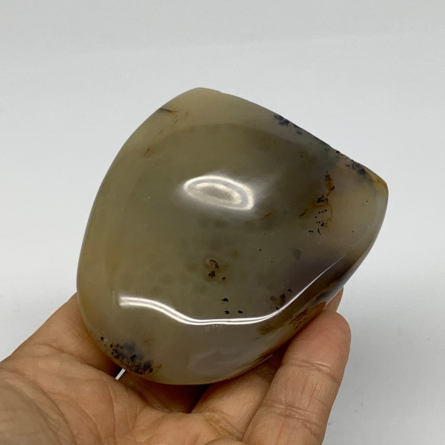 0.49 lbs, 2.9"x2.5"x1.3" Dendrite Agate Freeform Reiki Energy Crystal, B37487