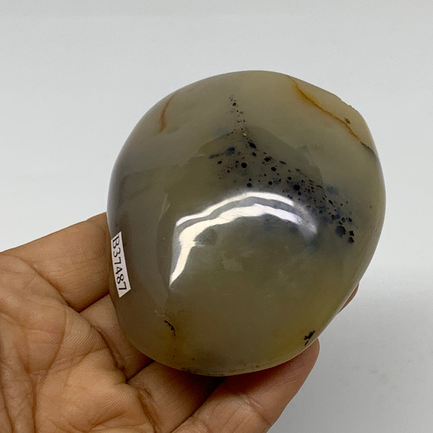 0.49 lbs, 2.9"x2.5"x1.3" Dendrite Agate Freeform Reiki Energy Crystal, B37487