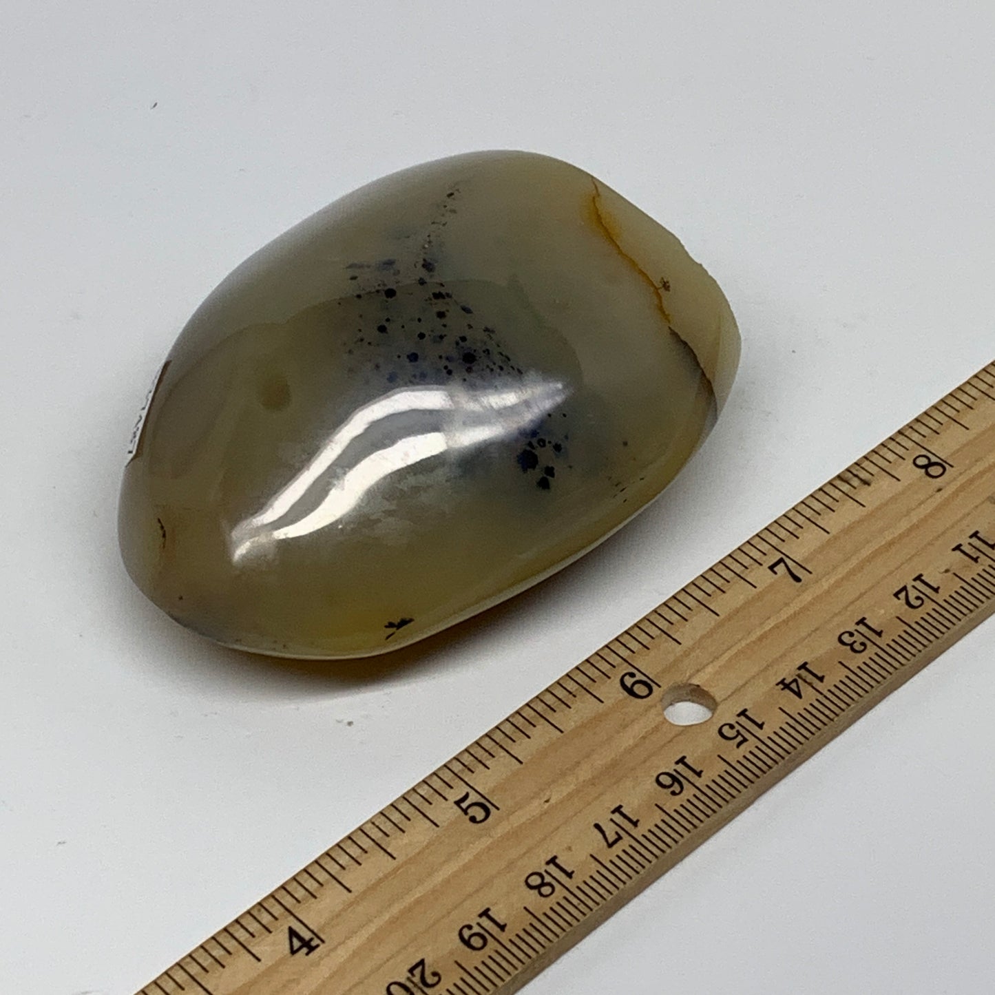 0.49 lbs, 2.9"x2.5"x1.3" Dendrite Agate Freeform Reiki Energy Crystal, B37487