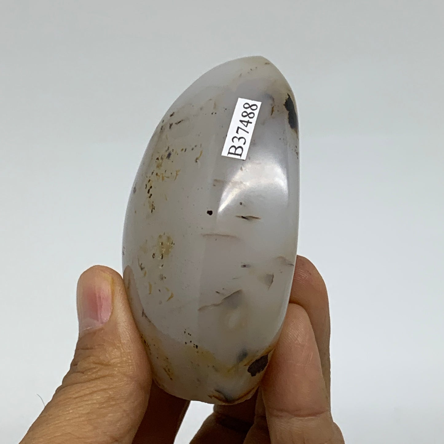 0.46 lbs, 2.8"x2.4"x1.3" Dendrite Agate Freeform Reiki Energy Crystal, B37488