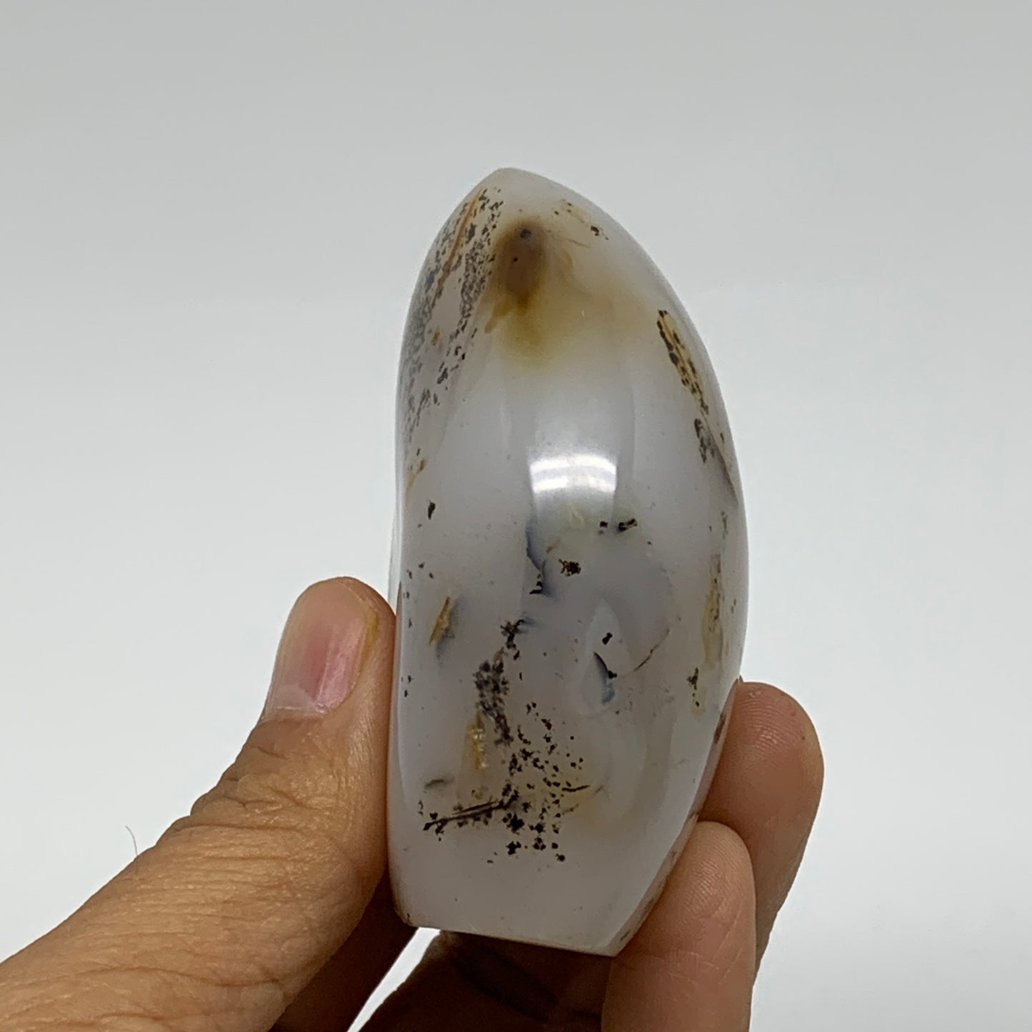 0.46 lbs, 2.8"x2.4"x1.3" Dendrite Agate Freeform Reiki Energy Crystal, B37488