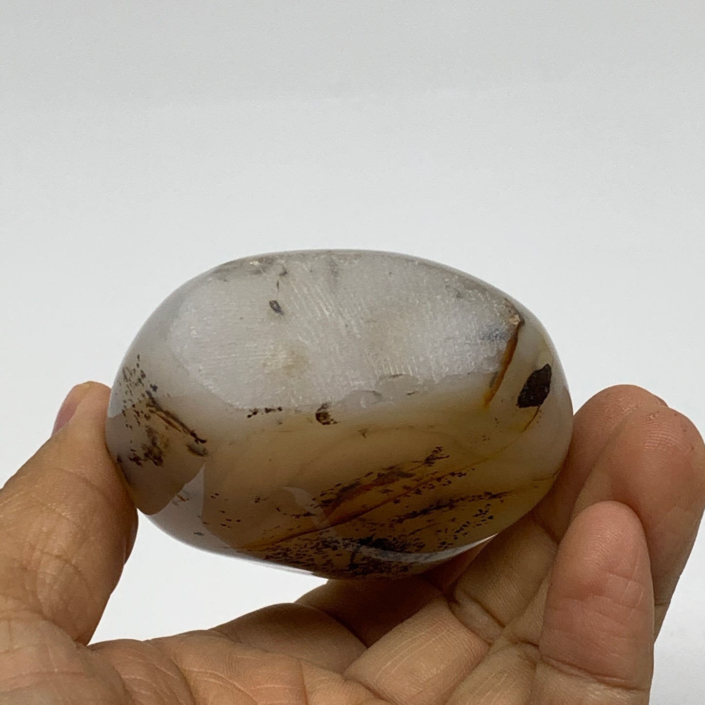 0.46 lbs, 2.8"x2.4"x1.3" Dendrite Agate Freeform Reiki Energy Crystal, B37488
