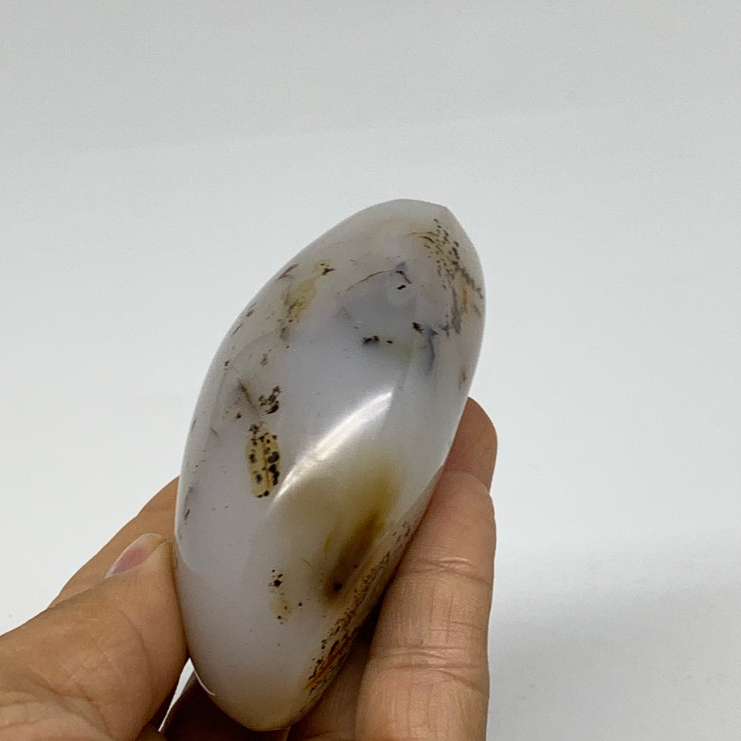 0.46 lbs, 2.8"x2.4"x1.3" Dendrite Agate Freeform Reiki Energy Crystal, B37488