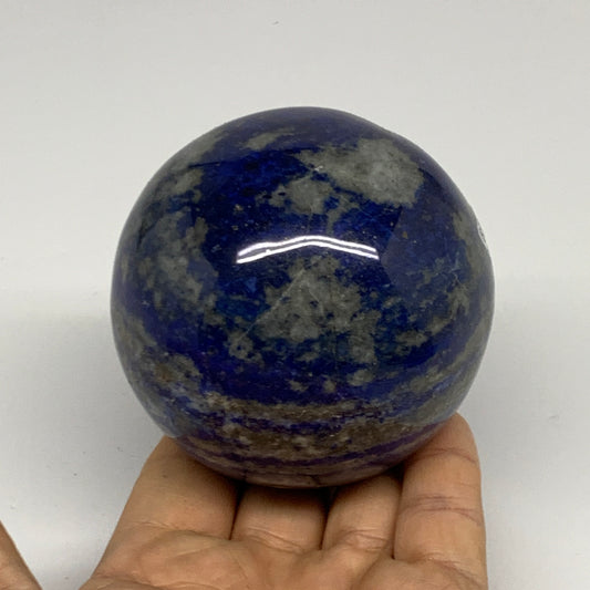 1.36 lbs, 2.8" (72mm), Lapis Lazuli Sphere Ball Gemstone @Afghanistan, B33136