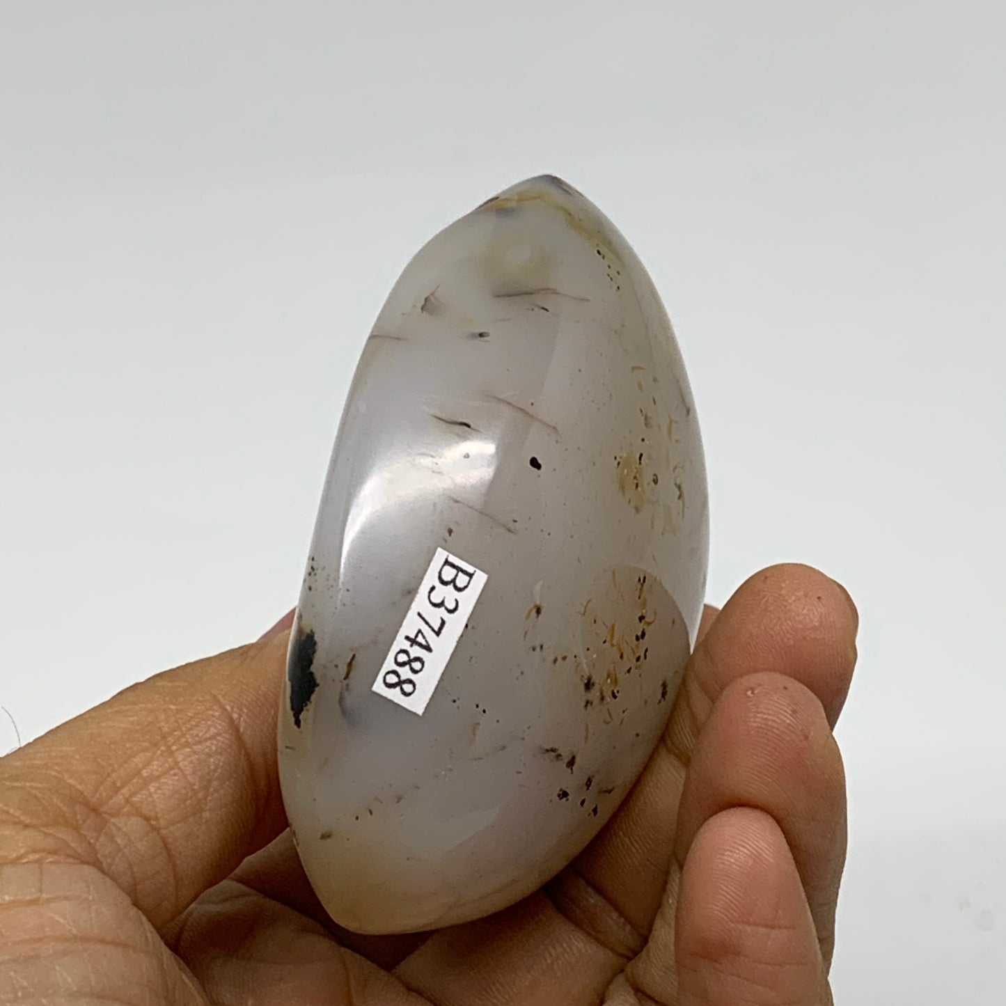 0.46 lbs, 2.8"x2.4"x1.3" Dendrite Agate Freeform Reiki Energy Crystal, B37488