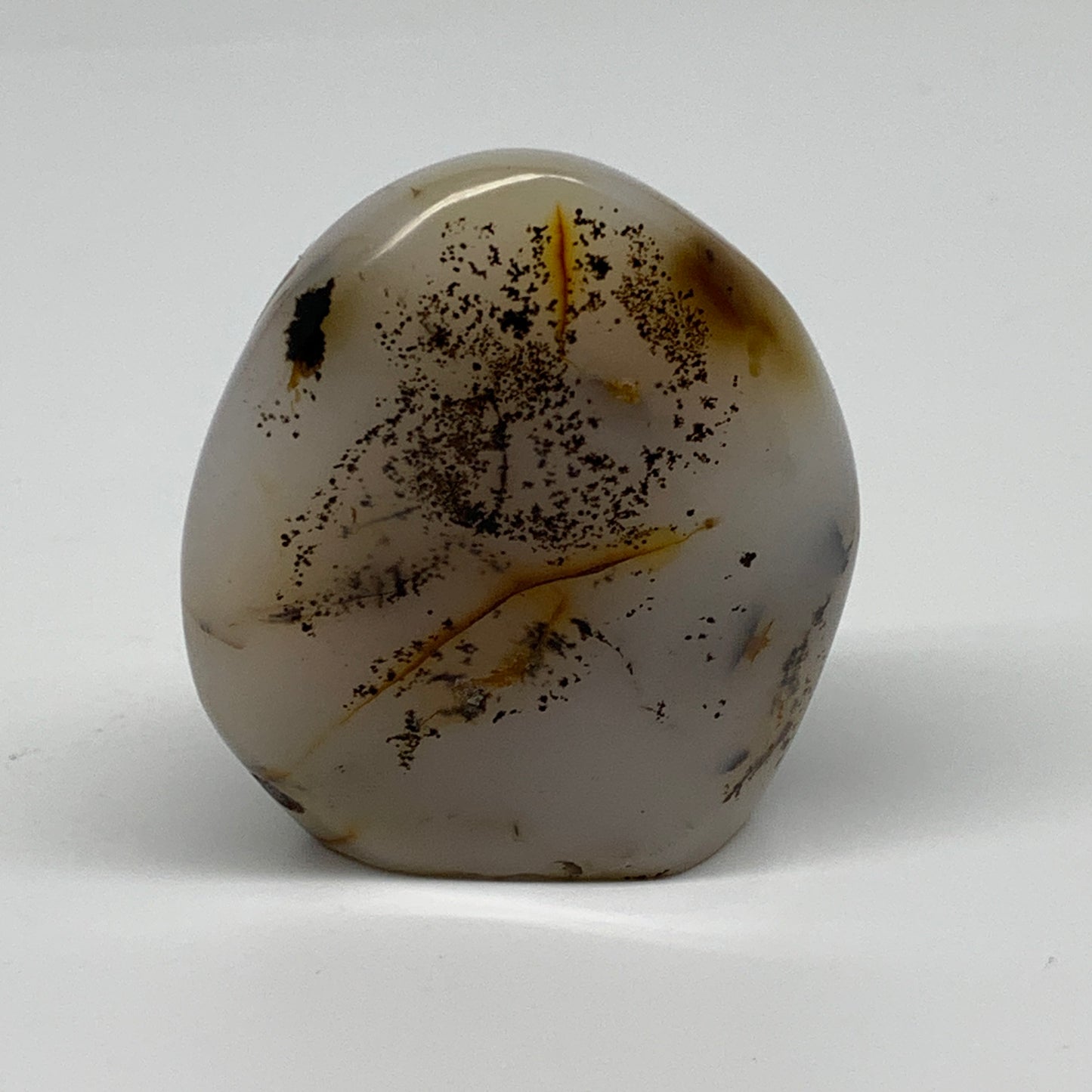 0.46 lbs, 2.8"x2.4"x1.3" Dendrite Agate Freeform Reiki Energy Crystal, B37488