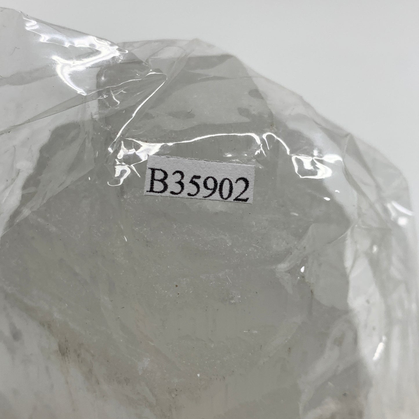 2.3 lbs, 6"x3.2", Raw Rough Selenite (Satin Spar) Lamp Tower, 6ft Chord, B35902