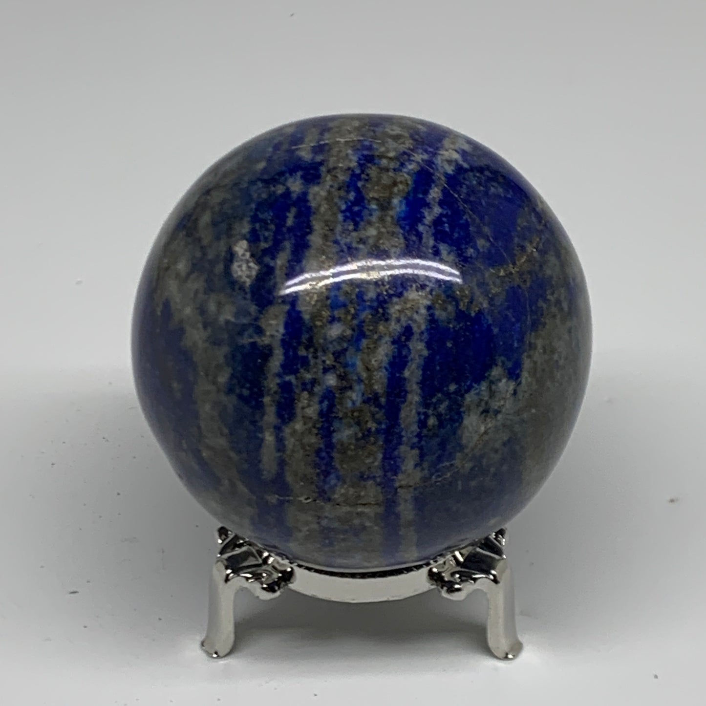 1.36 lbs, 2.8" (72mm), Lapis Lazuli Sphere Ball Gemstone @Afghanistan, B33136
