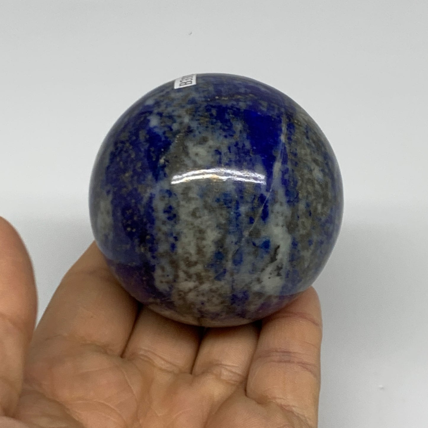 0.8 lbs, 2.4" (51mm), Lapis Lazuli Sphere Ball Gemstone @Afghanistan, B33137