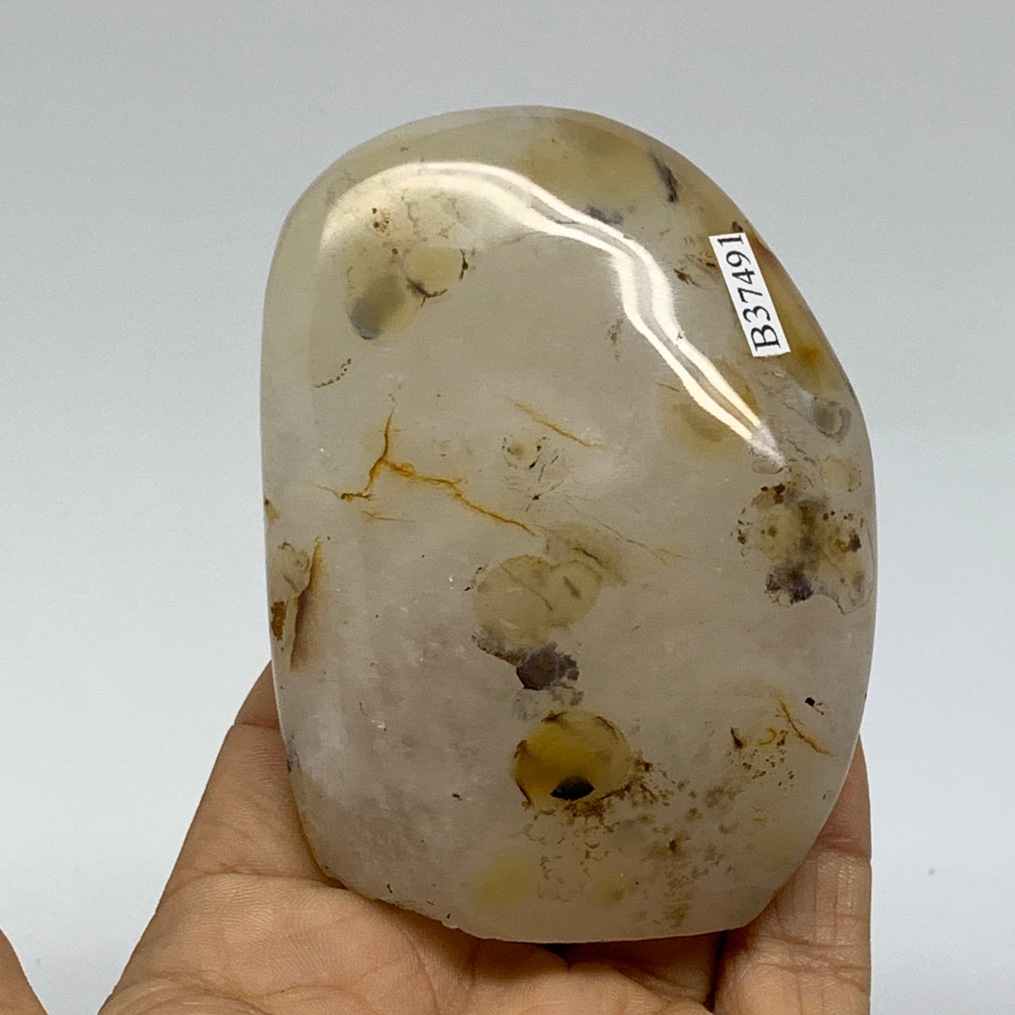 0.50 lbs, 3.2"x2.4"x1.2" Dendrite Agate Freeform Reiki Energy Crystal, B37491
