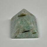 60g, 1.5"x1.5"x1.4", Amazonite Pyramid Gemstone, Decorative Stone, B31821