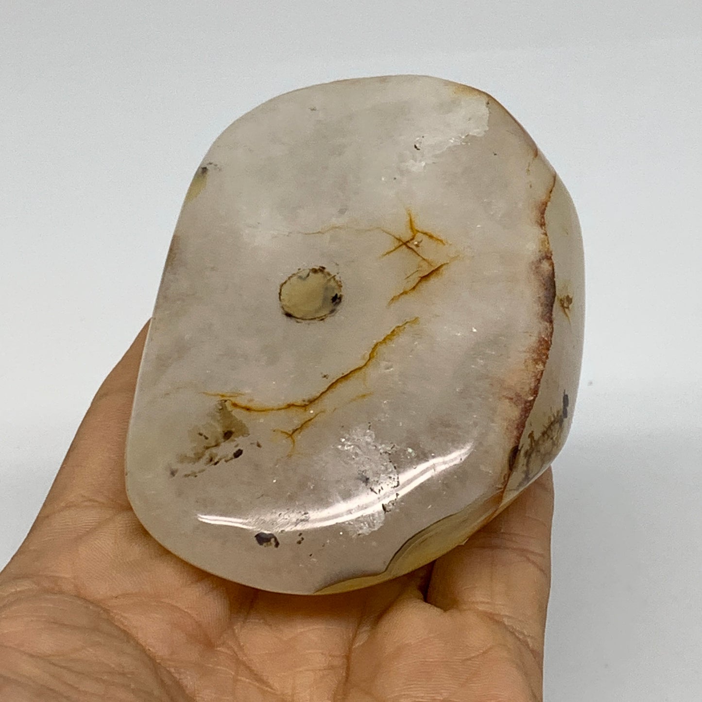 0.50 lbs, 3.2"x2.4"x1.2" Dendrite Agate Freeform Reiki Energy Crystal, B37491