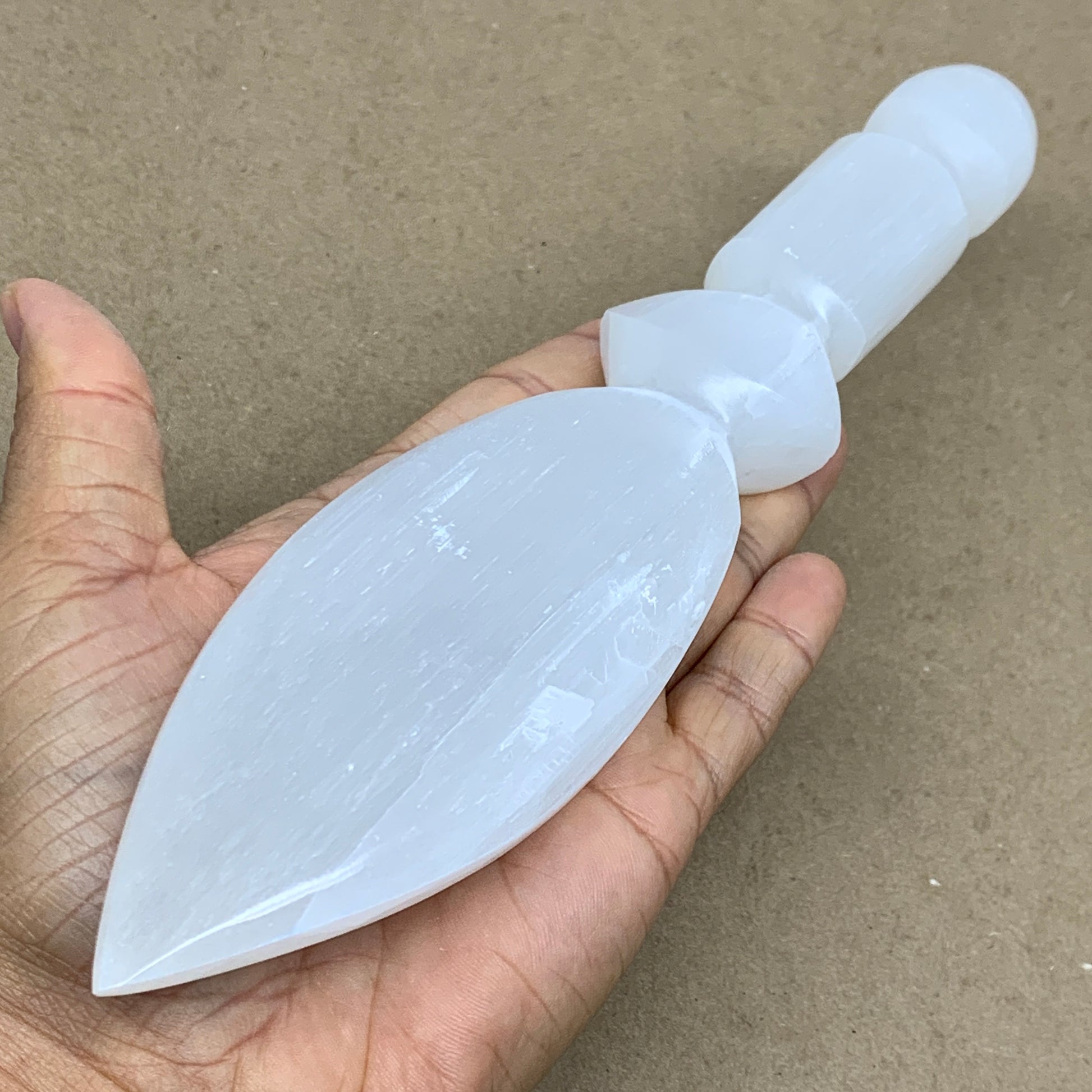 Selenite Knife, Satin Spar, Desert Rose, White Selenite Crystal Knife –  https://www.watangems.com/