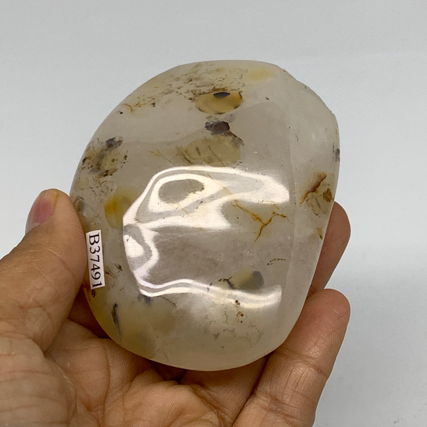 0.50 lbs, 3.2"x2.4"x1.2" Dendrite Agate Freeform Reiki Energy Crystal, B37491