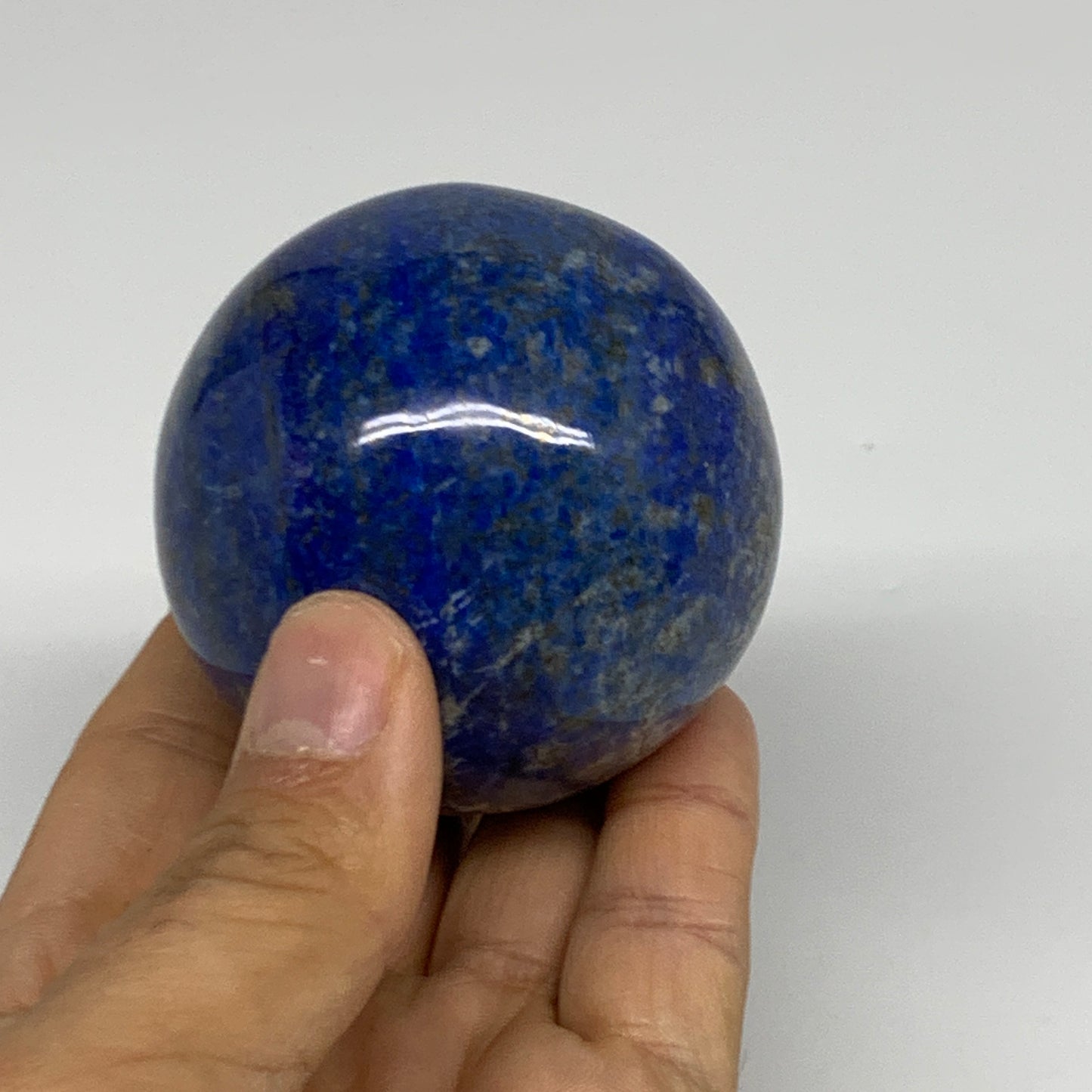 0.71 lbs, 2.3" (59mm), Lapis Lazuli Sphere Ball Gemstone @Afghanistan, B33138